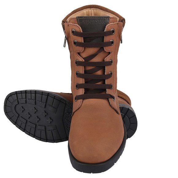 LIBERTYZENO Men's  Lace-Up Lite Brown Casual Boots - Picture 2 of 5